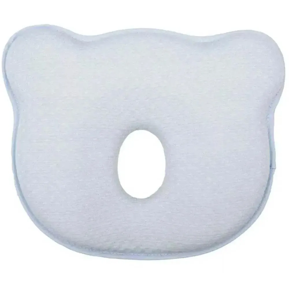 Travesseiro Anatômico Viscoelástico Urso Azul +0M Buba