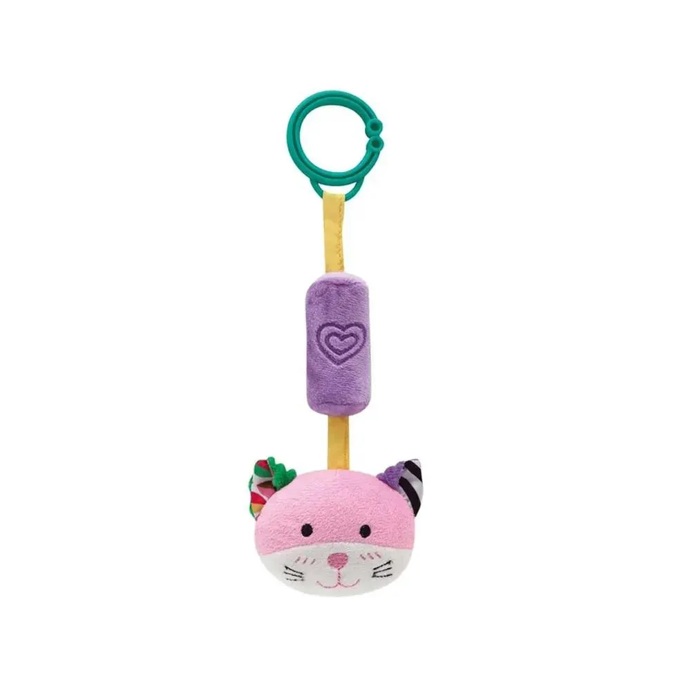 Chocalho Sininho Happy Zoo Gatinha +4M Buba