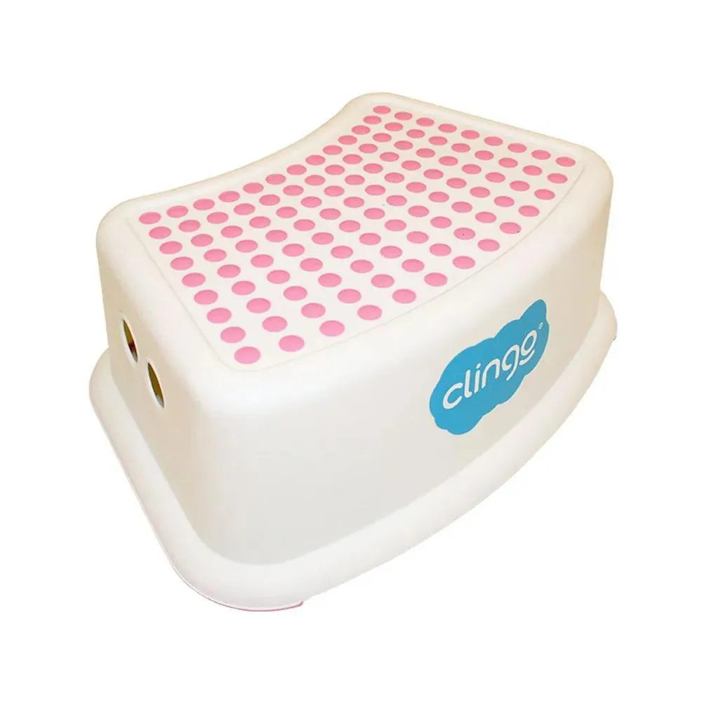 Degrau Infantil Step Dots Rosa Clingo