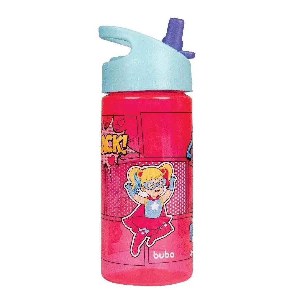 Garrafinha Herois 380Ml Rosa Buba