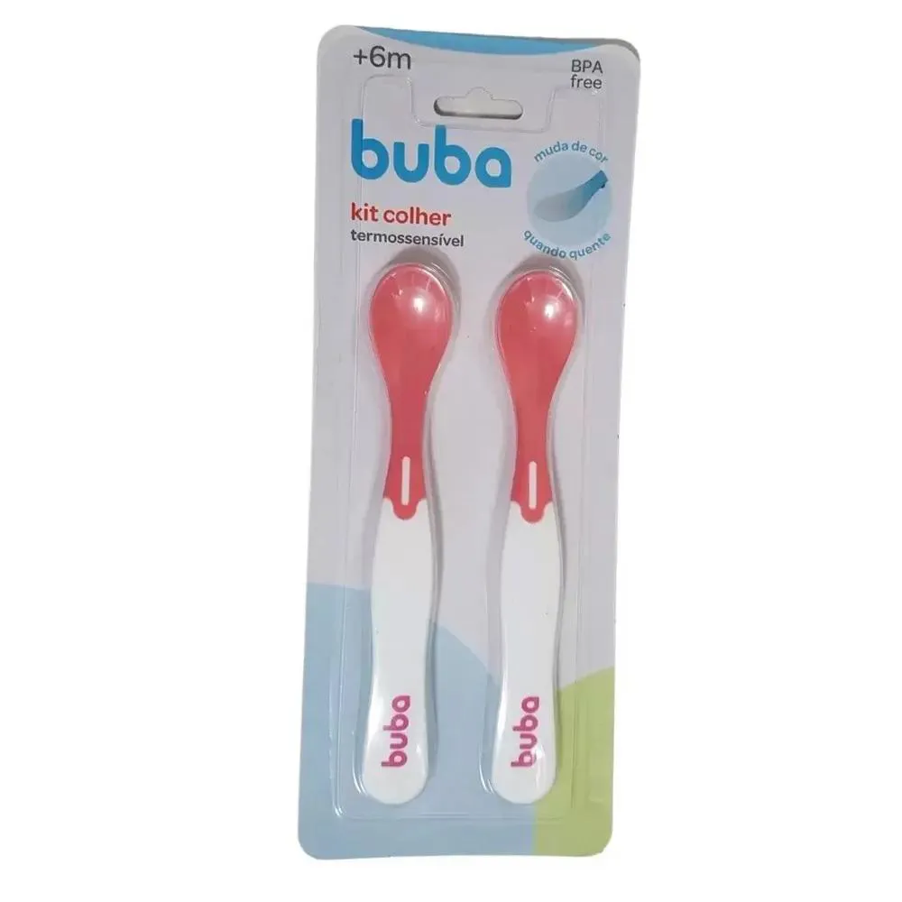 Colheres Termossensível Rosa Buba