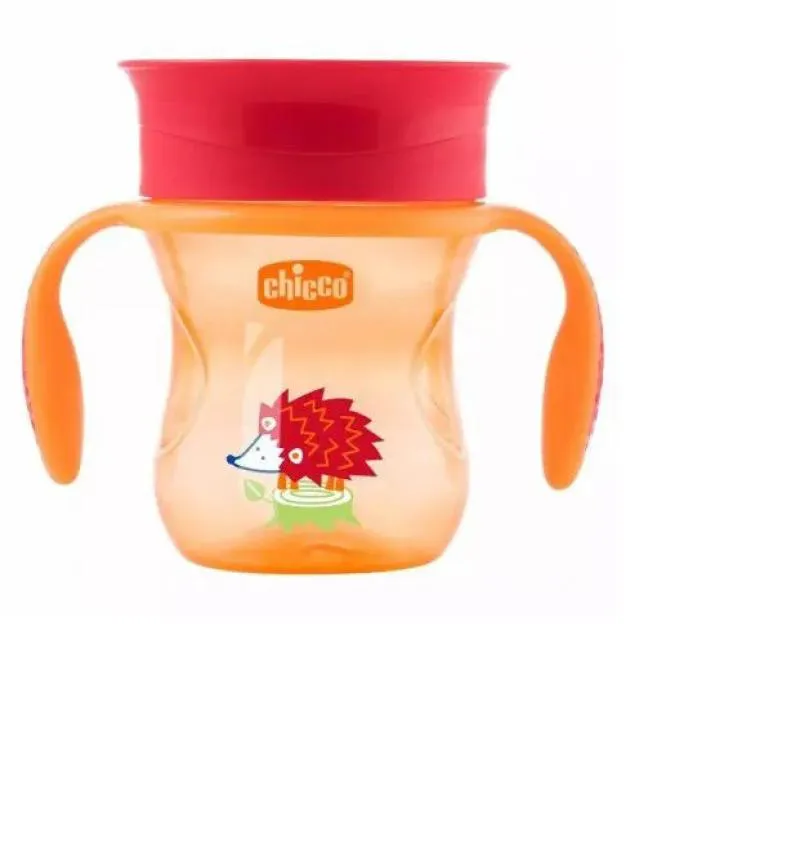 Copo Perfect Cup Laranja 200Ml +12M 360º Chicco