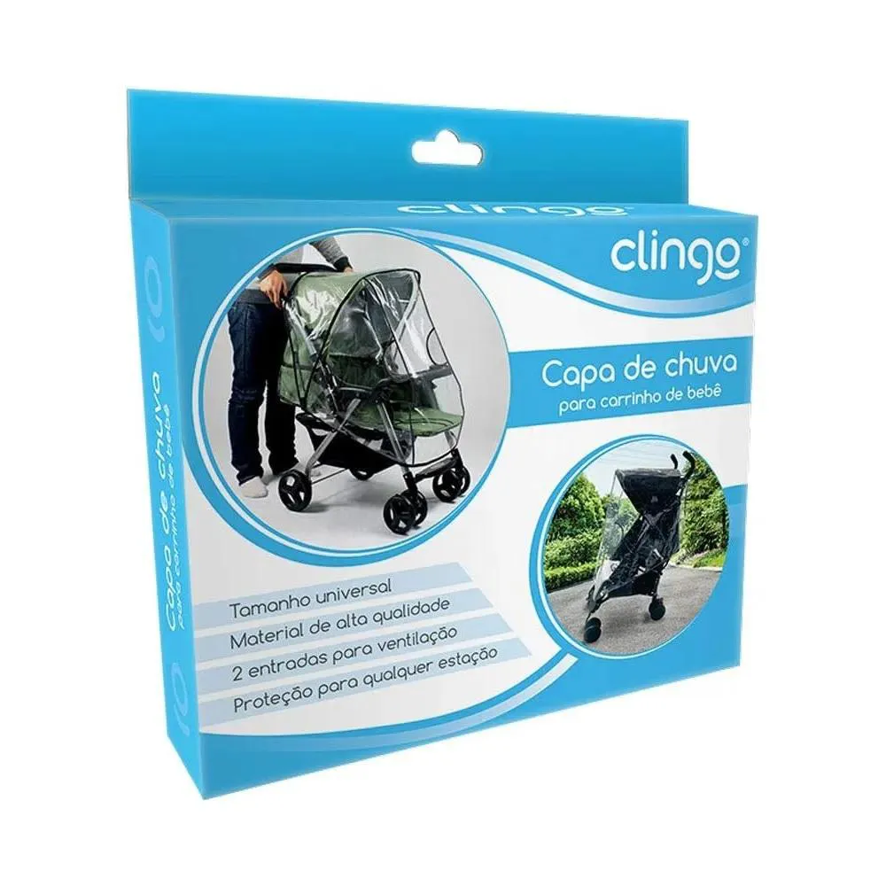 Capa Chuva para Carrinho Tamanho Universal Clingo