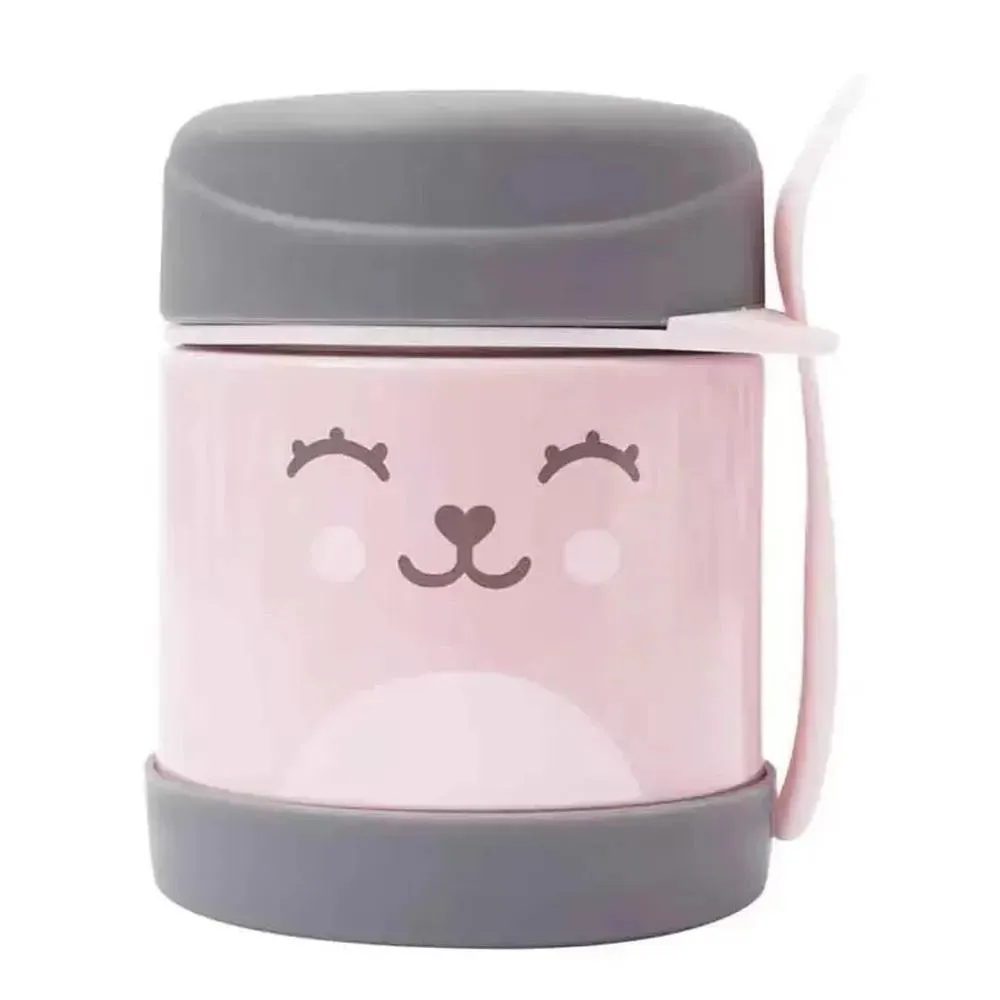 Pote Térmico Gumy 350Ml Rosa Buba