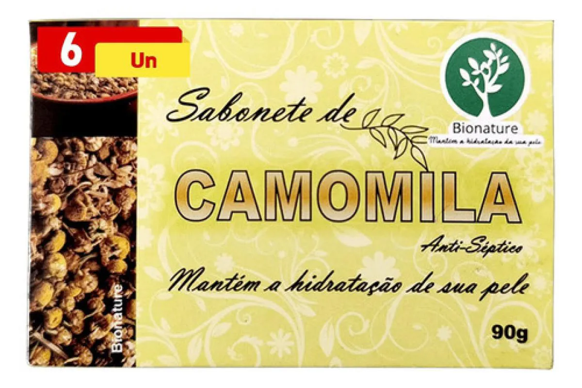 Kit 6 Sabonete de Camomila 90G - Bionature