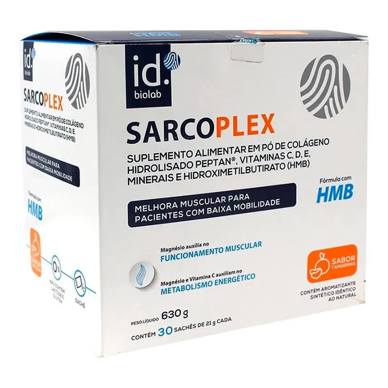 Suplemento Alimentar Sarcoplex 30 Sachês - Biolab