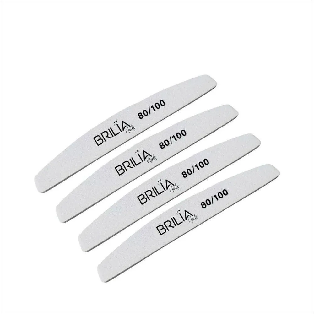 Brilia Nails Lixa Boomerang 80-100 Un|