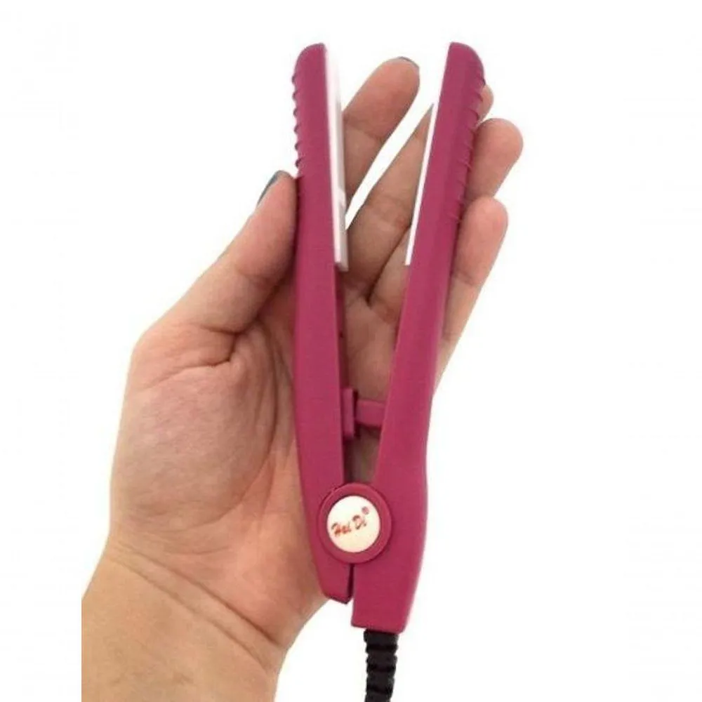 Mini Chapinha Prancha Portátil Alisa e Ondula Viajem - Roxo Bivolt