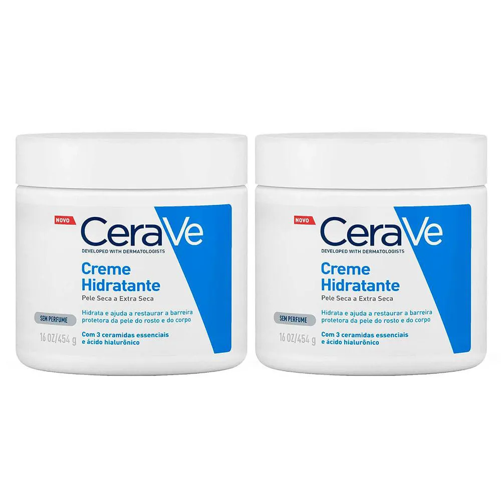 Cerave Kit com Dois Cremes Hidratantes