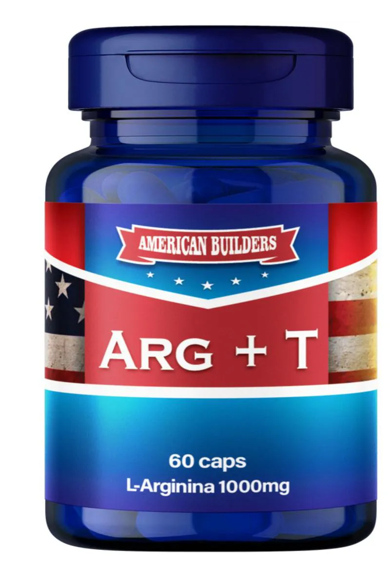 Arginina + Ta da Lafila 5Mg American Builders - 60 Caps