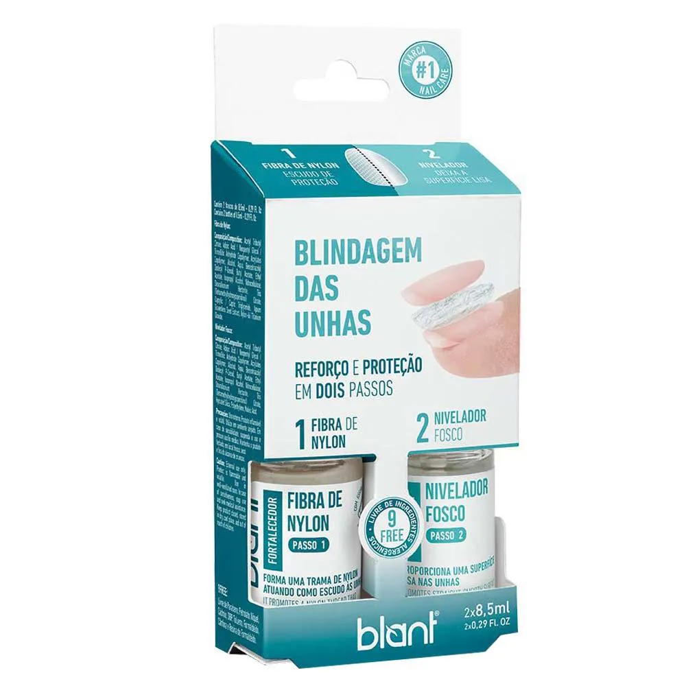 Blant Blindagem para Unhas Kit com 2 Bases