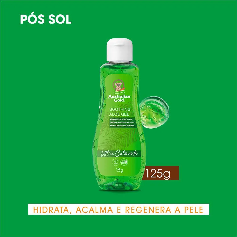Gel Hidratante Pós Sol Australian Gold Shoothing Aloe 125g
