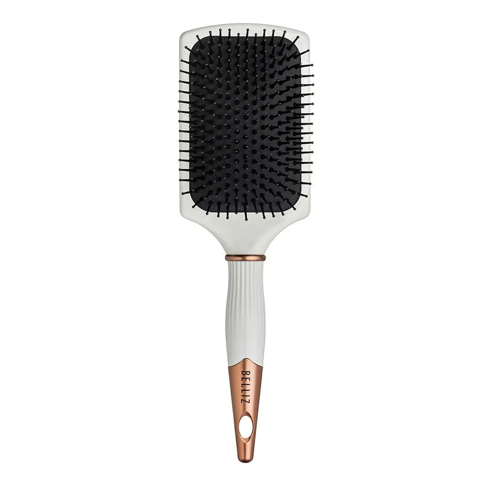 Escova de Cabelos Belliz - Golden White Raquete 1 UN