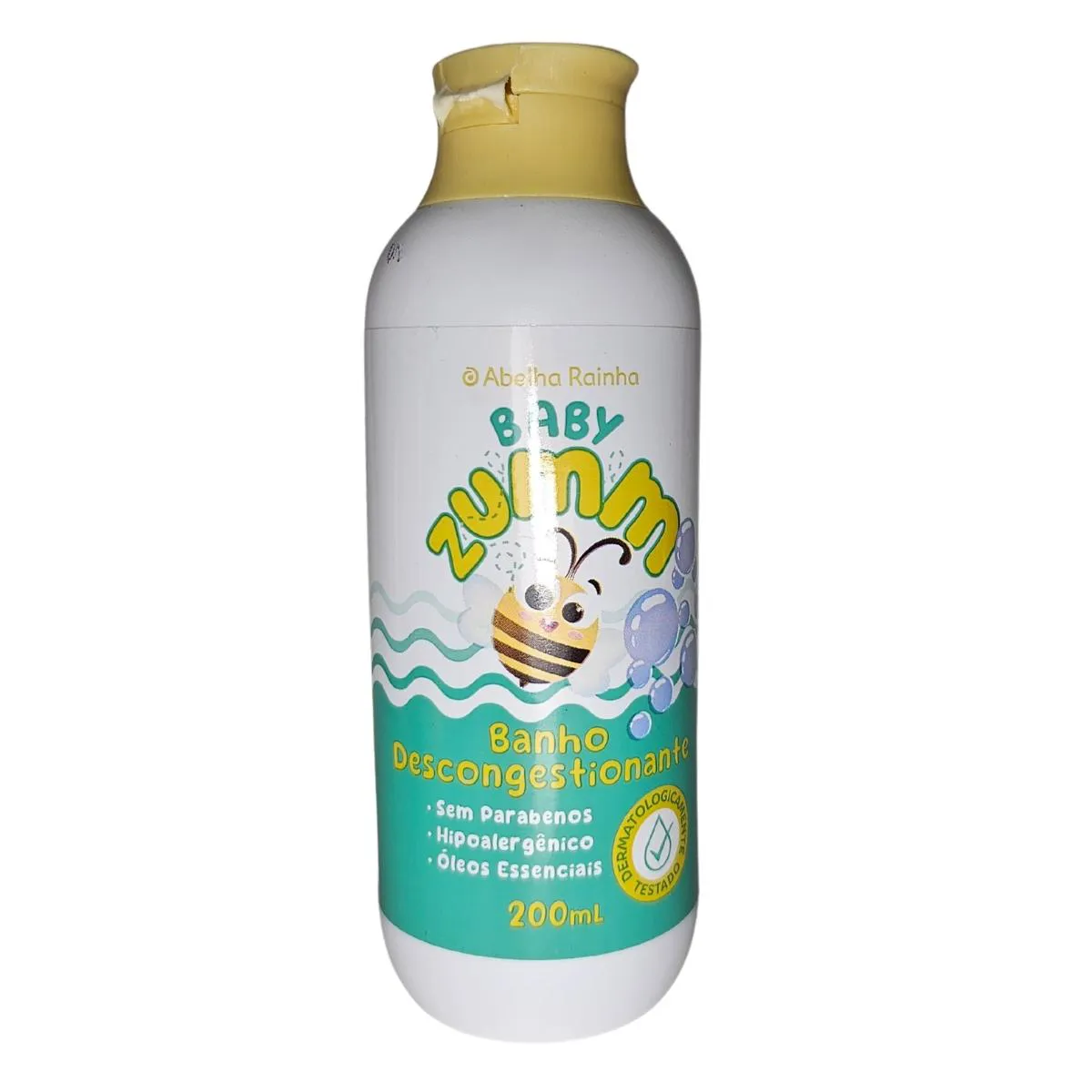 Sabonete Banho Descongestionante Baby Zumm Abelha Rainha 200Ml