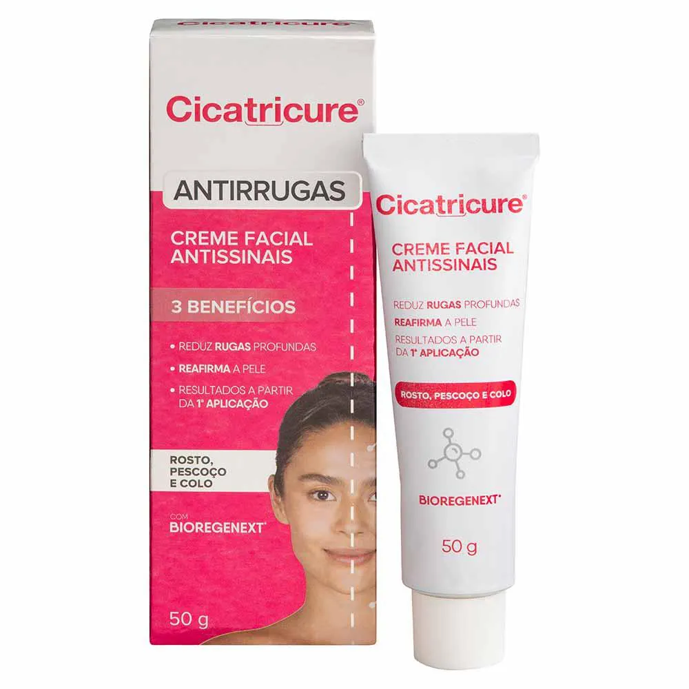 Cicatricure Creme Antissinais Redutor de Rugas 60G