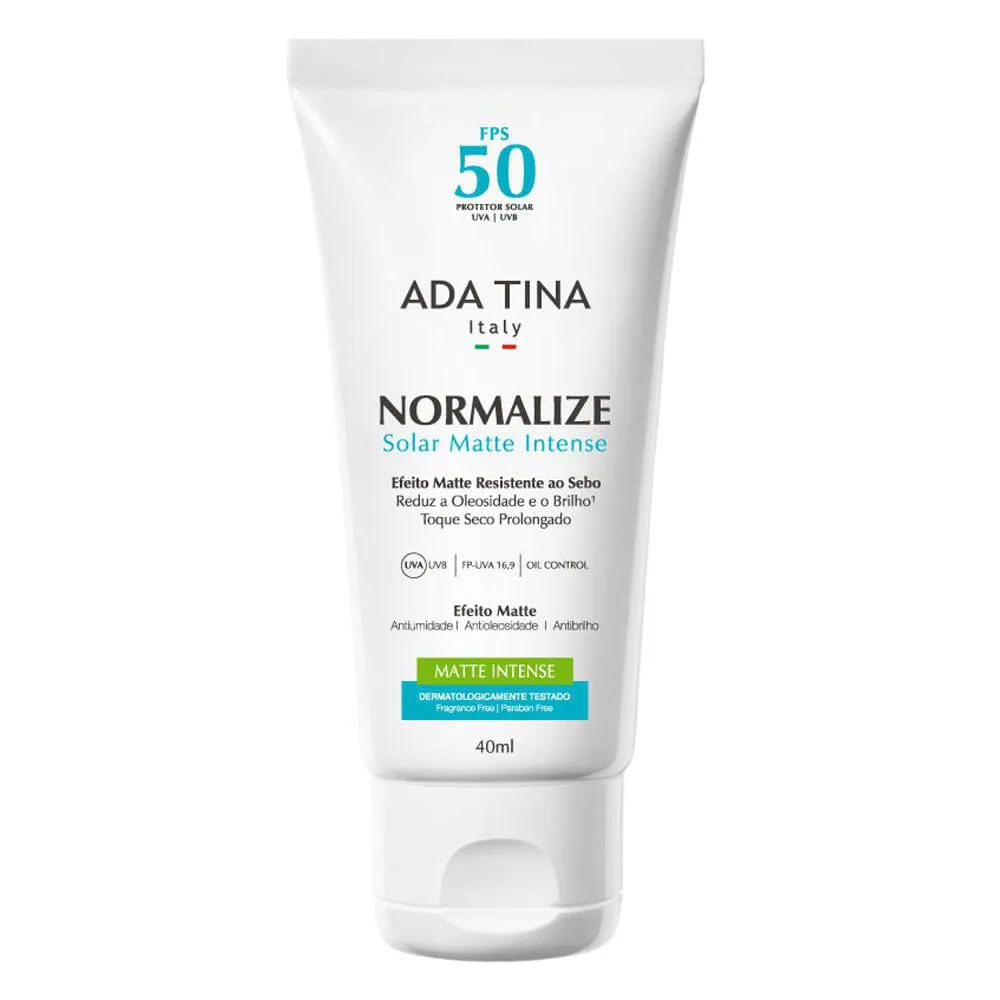 Protetor Solar Ada Tina - Normalize Solar Matte Intense Fps 50 40ml