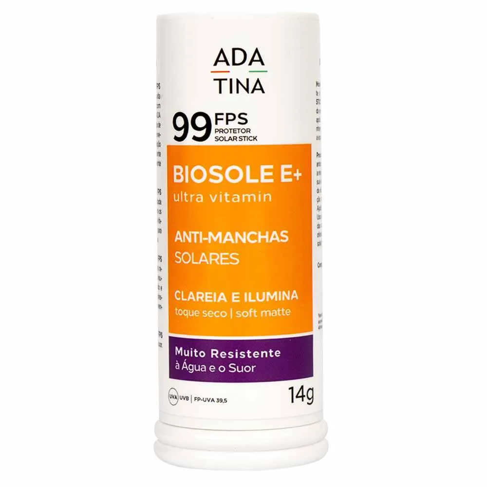 Protetor Solar Stick Clareador Biosole e Plus Ultra Vitamin Fps 99 14G