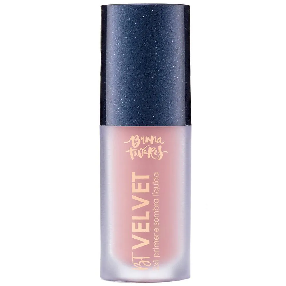 Sombra Líquida e Primer 2X1 Bruna Tavares Bt Velvet Tons Coloridos TEA Rose