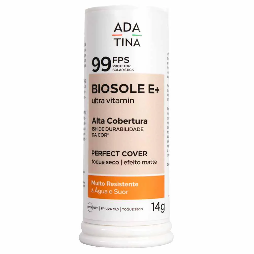 Protetor Solar Stick Clareador Biosole e Plus Ultra Vitamin Fps 99 com Cor 65 Cacau