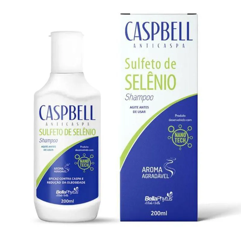 Caspbell Shampoo Sulfeto de Selênio 200Ml - Bellaphytus