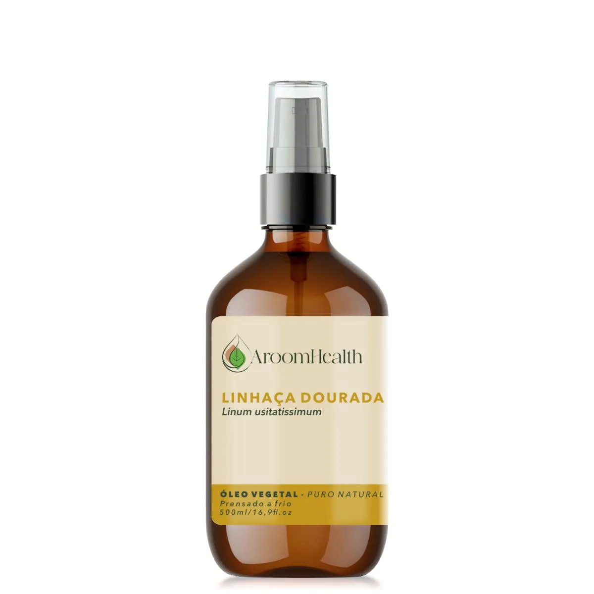 Óleo Vegetal Puro Natural de Linhaça Dourada - 500ml