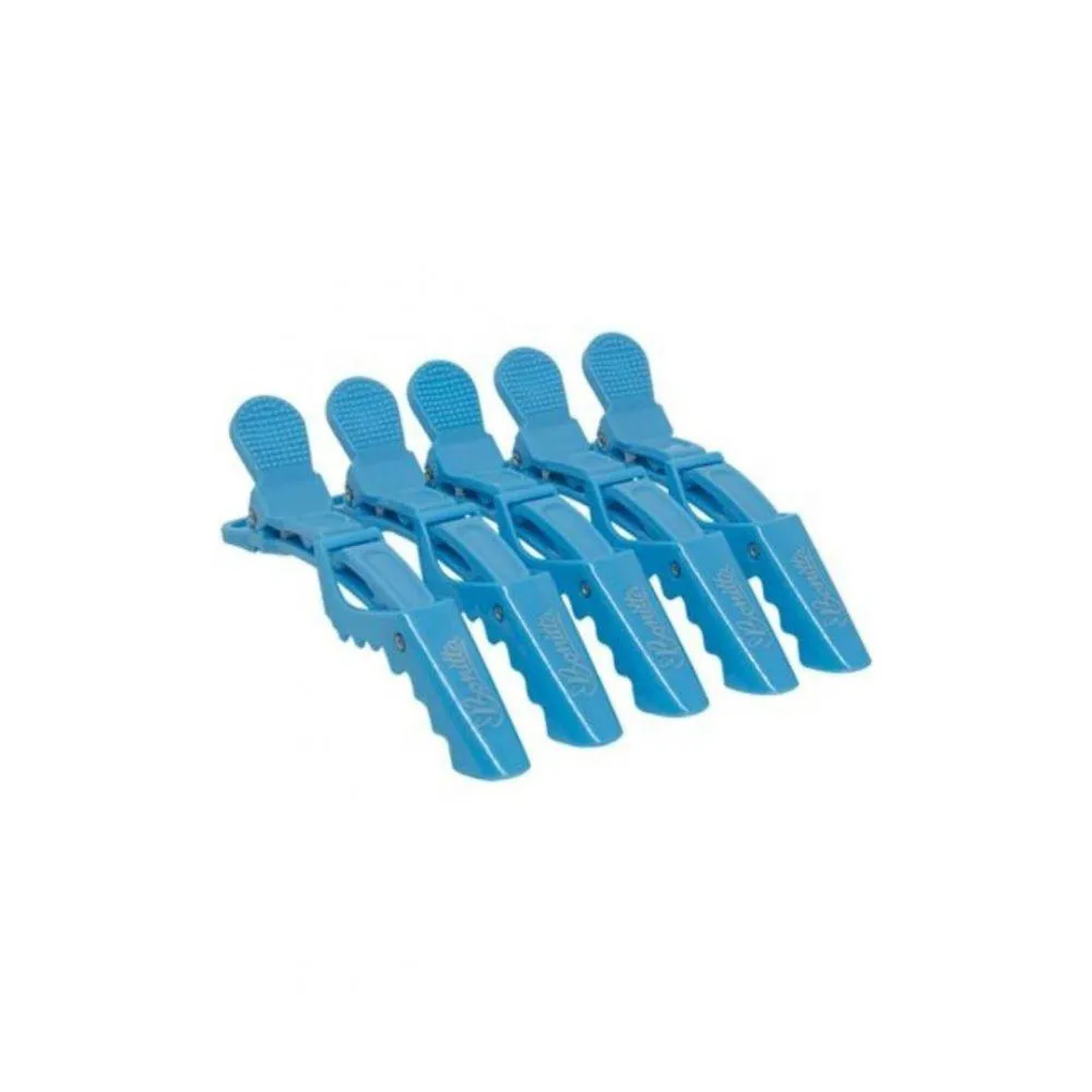 Clips Crocodilo Azul Antiderrapante Bonitta Ref 224Bt