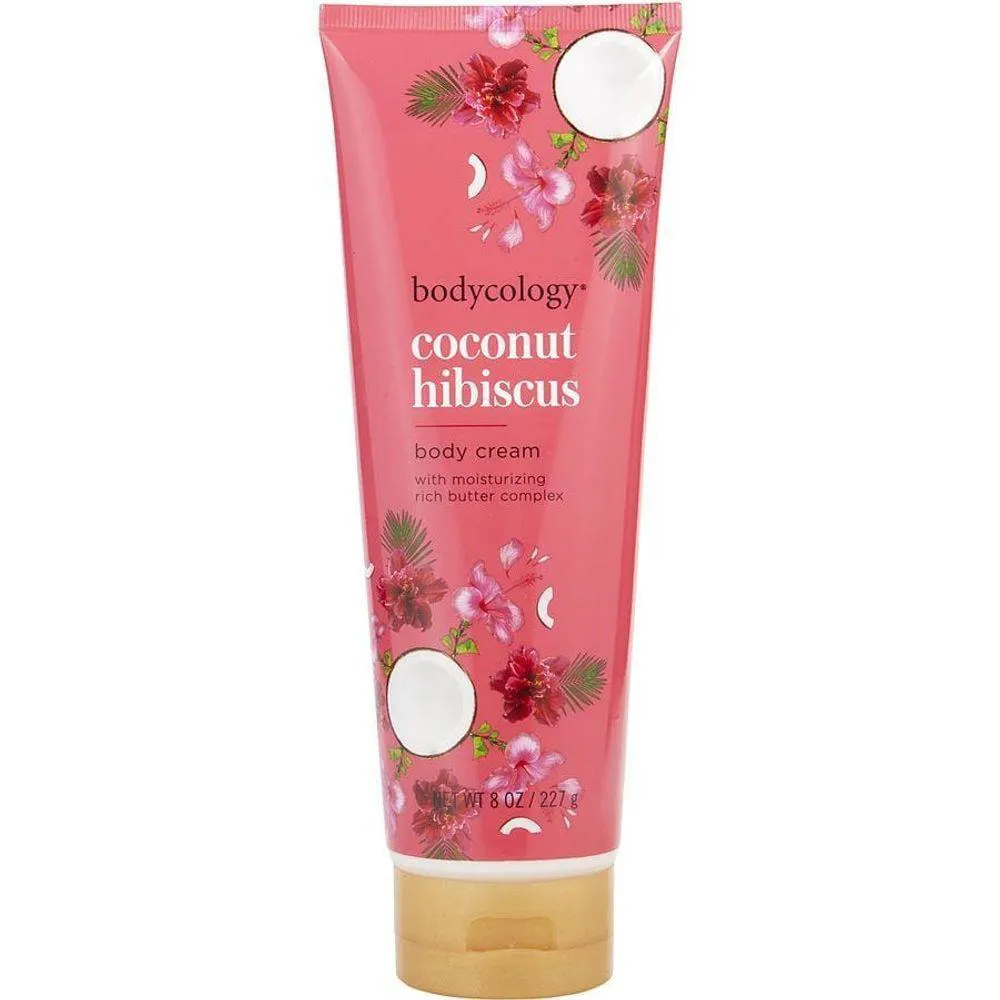 Creme Feminino Bodycology Coconut Hibiscus Corporal 235 Ml