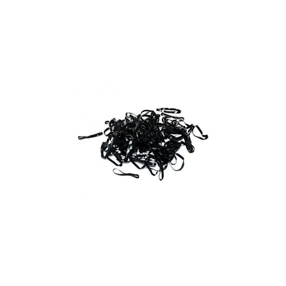 Elastico Preto Bonitta Pacote com 100 Unidade