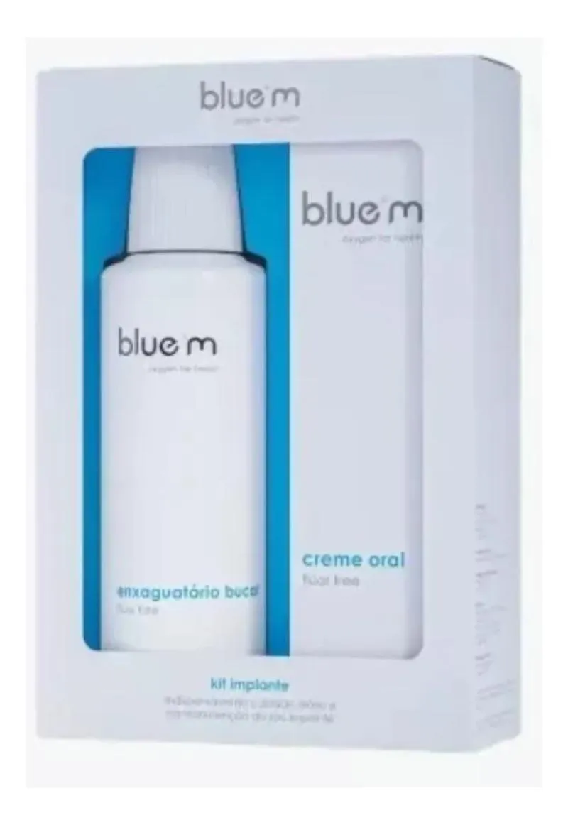 Kit Implante BlueM Enxaguante + Pasta