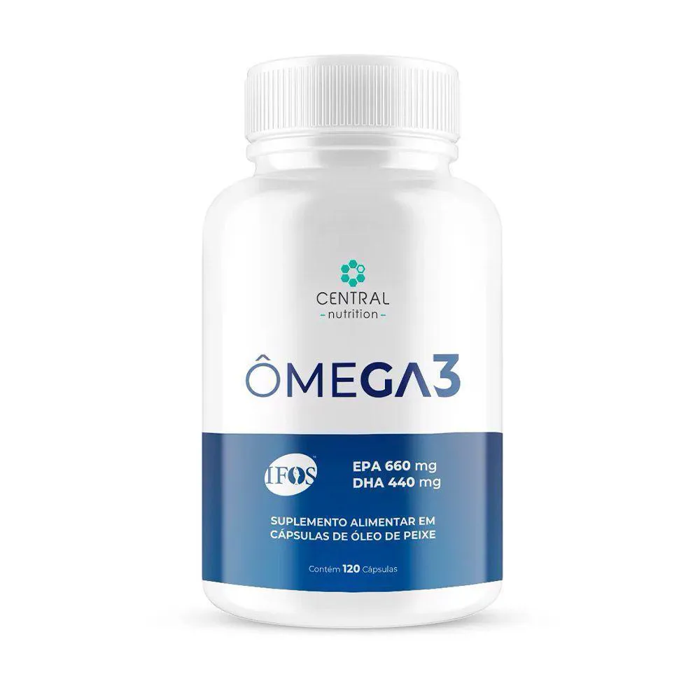 Omega 3 Softgels 1000Mg com 660Epa e 440Dha 120 Caps Ifos Central Nutrition