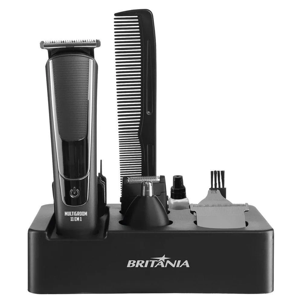 Aparador de Pelos Britânia Bap20 Multigroom 11 em 1 Bivolt