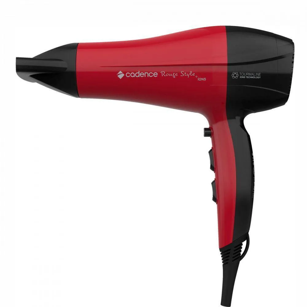 Secador de Cabelo Rouge Style Ii 220V Vermelho Preto Cadence Vermelho 220V