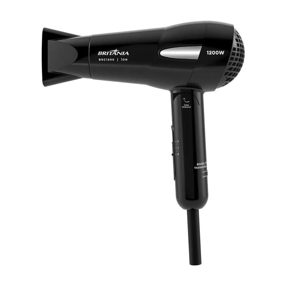 Secador de Cabelos Britânia 1200W Bsc1200 Bivolt