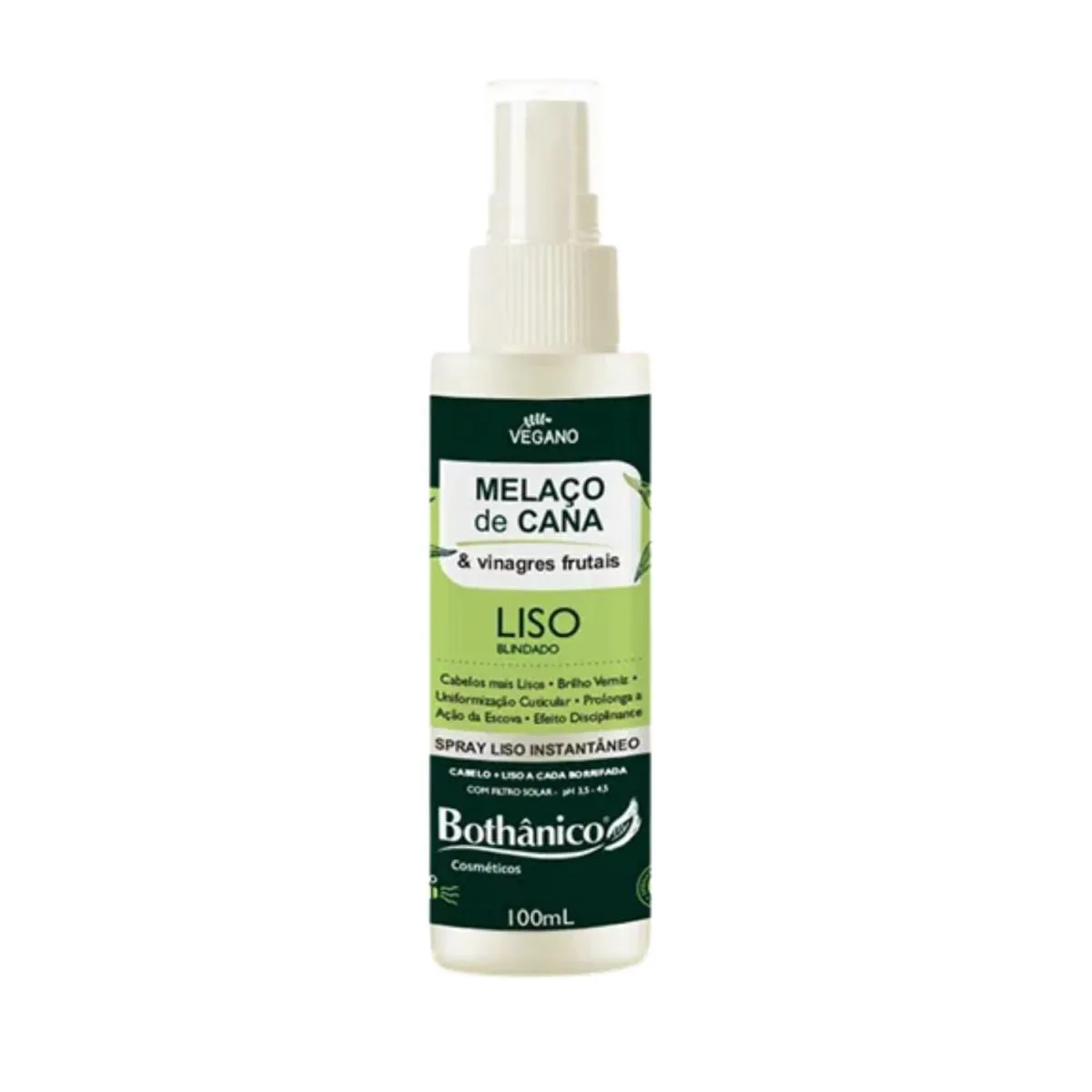 Spray Liso Instantâneo Melaço de Cana 100Ml - Bothanico