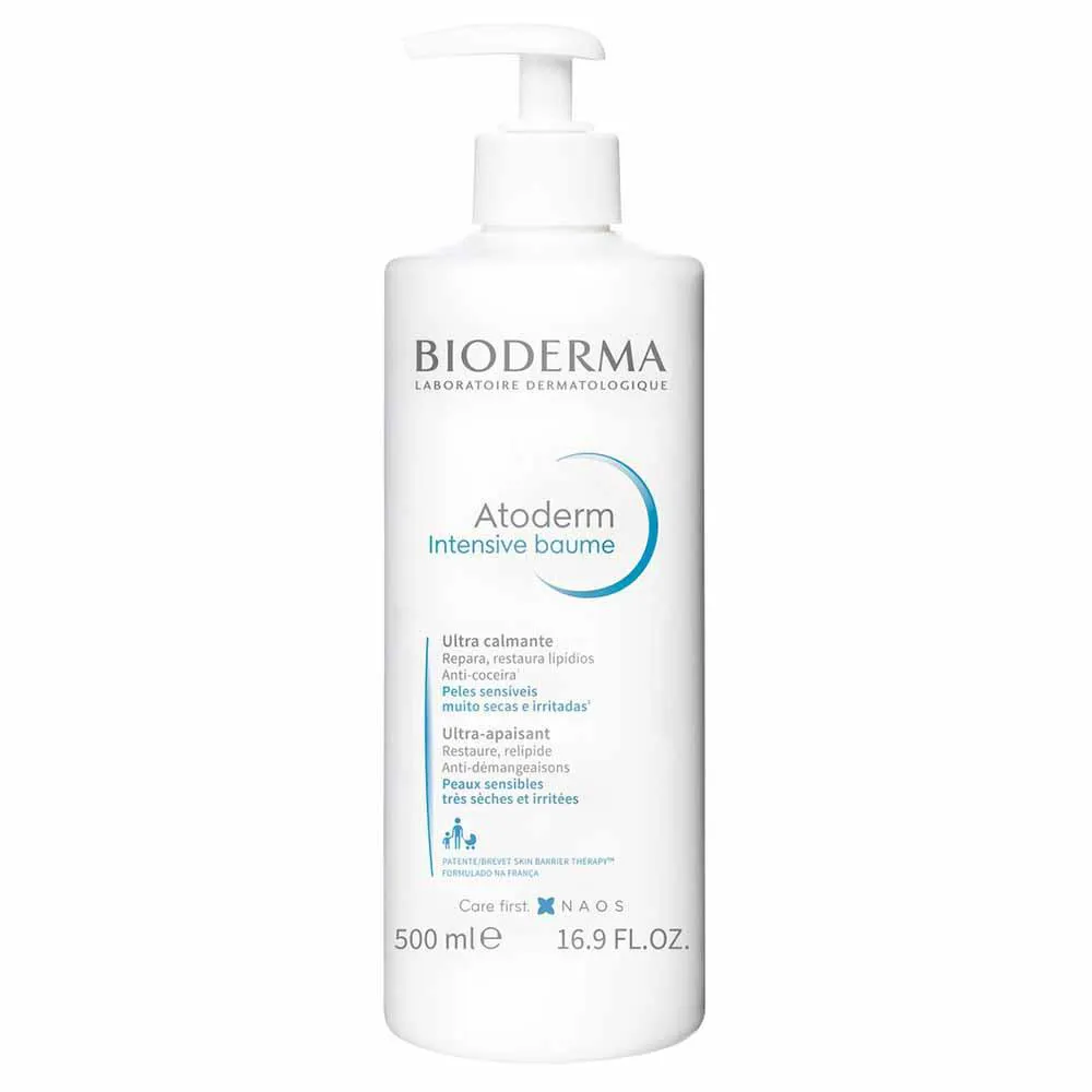 Atoderm Intensive Baume Bioderma para Peles com Ressecamento Intenso e Coceira 500ml