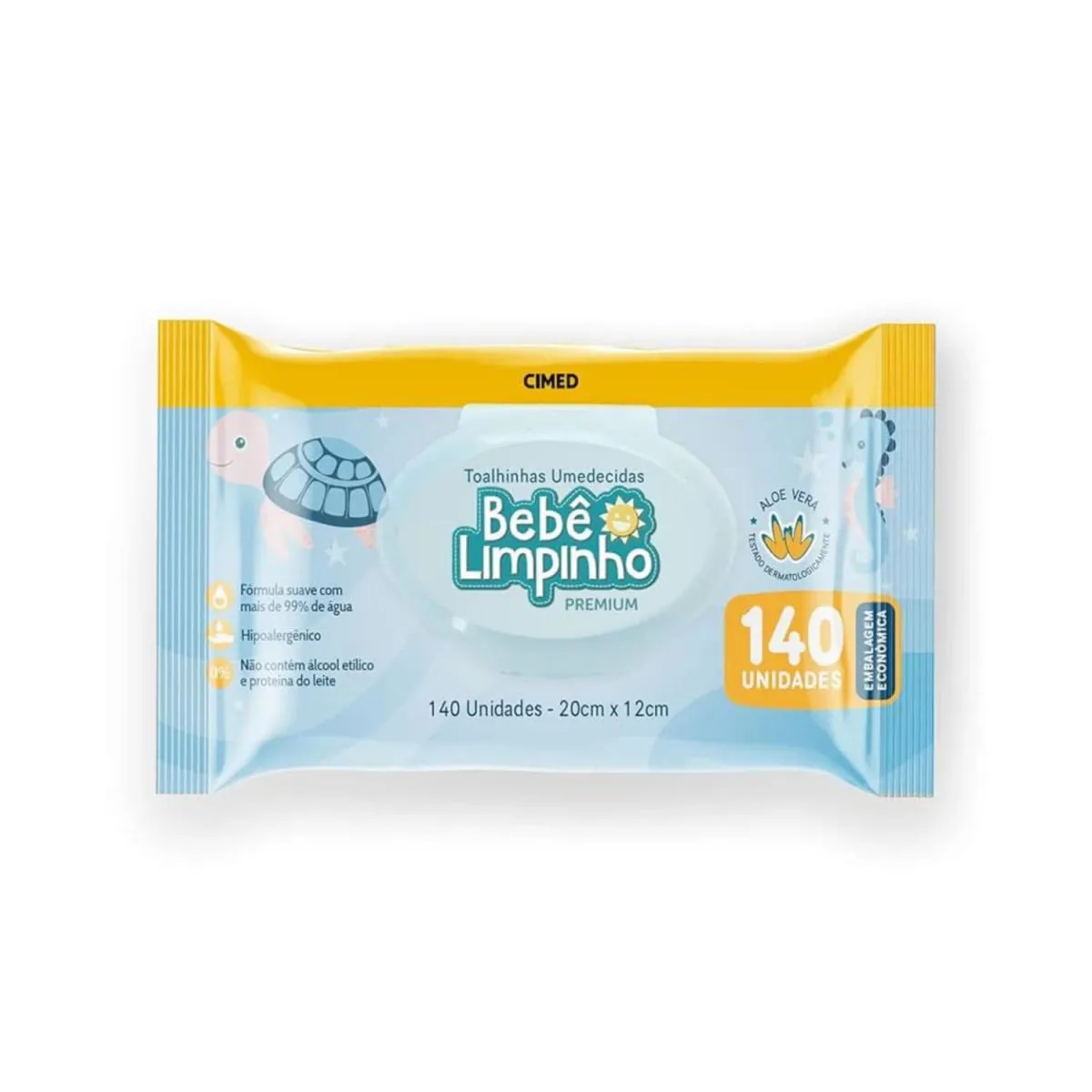 Lenço Umidecido Bebe Limpinho C/140Un