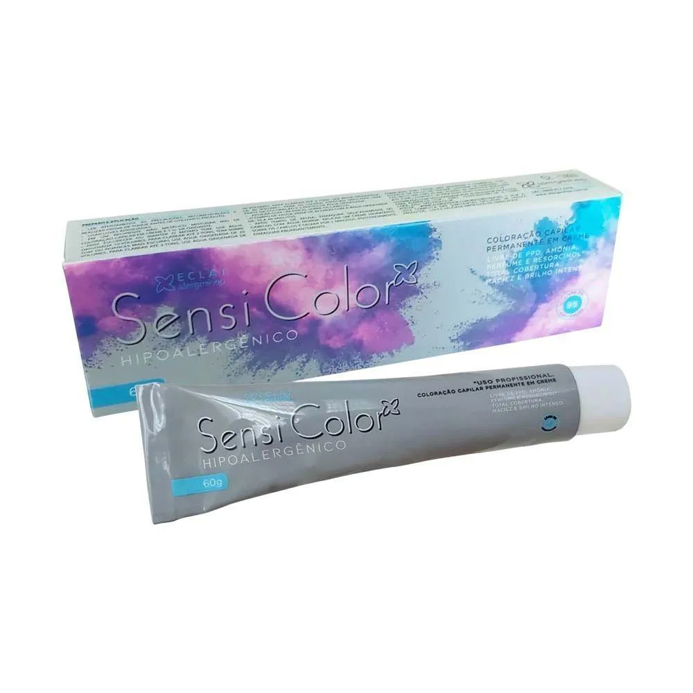Tintura Hipoalergênica Alergoshop Cor 8.1 Louro Claro Acinzentado 60G