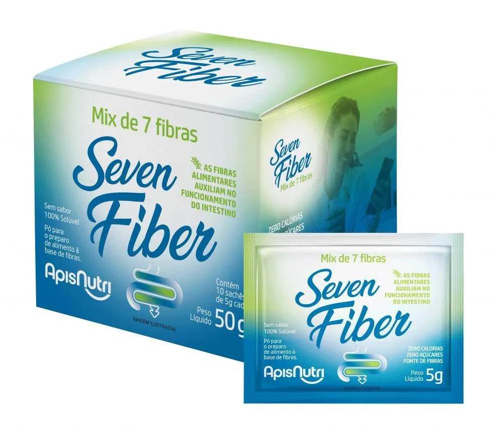 Seven Fiber (10 Sachês - 50G) - Sabor: sem Sabor