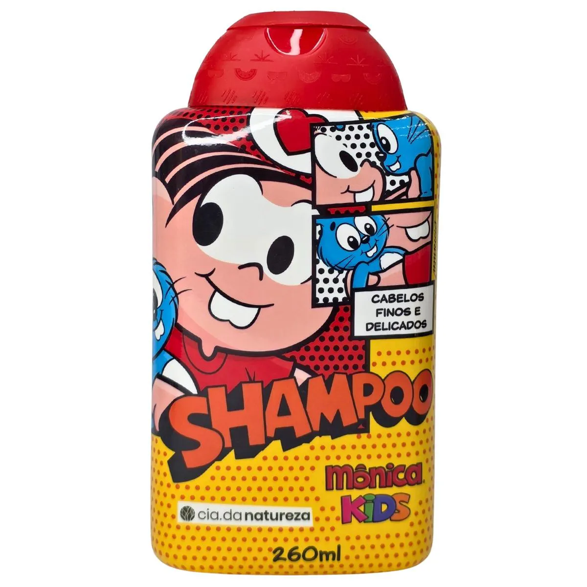 Shampoo Cabelos Finos e Delicados Mônica Kids Cia. da Natureza 260Ml