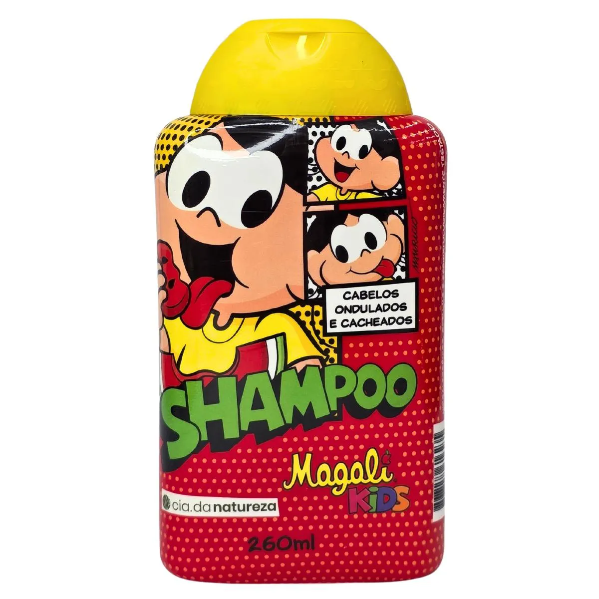 Shampoo Cabelos Ondulados e Cacheados Magali Kids Cia. da Natureza 260Ml