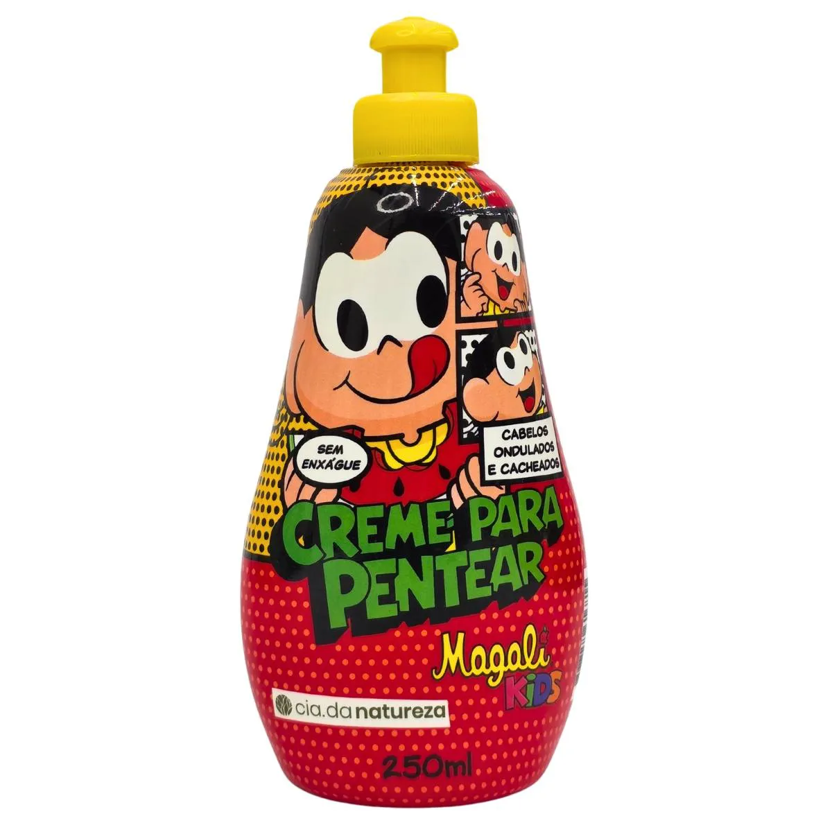 Creme de Pentear Cabelos Ondulados e Cacheados Magali Kids Cia. da Natureza 250Ml