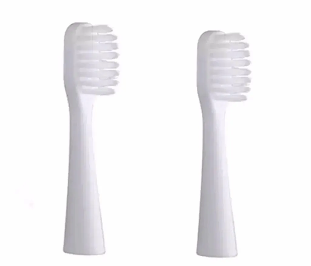 Refil para Escova de Dente Elétrica Chicco 2 Unidades Branca