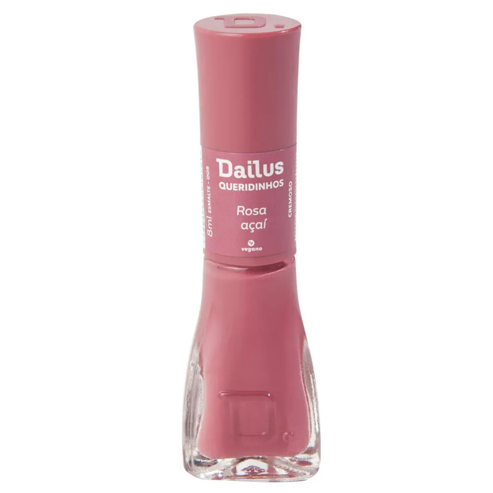 Esmalte Cremoso Dailus  - Queridinhos 08  Rosa Acai