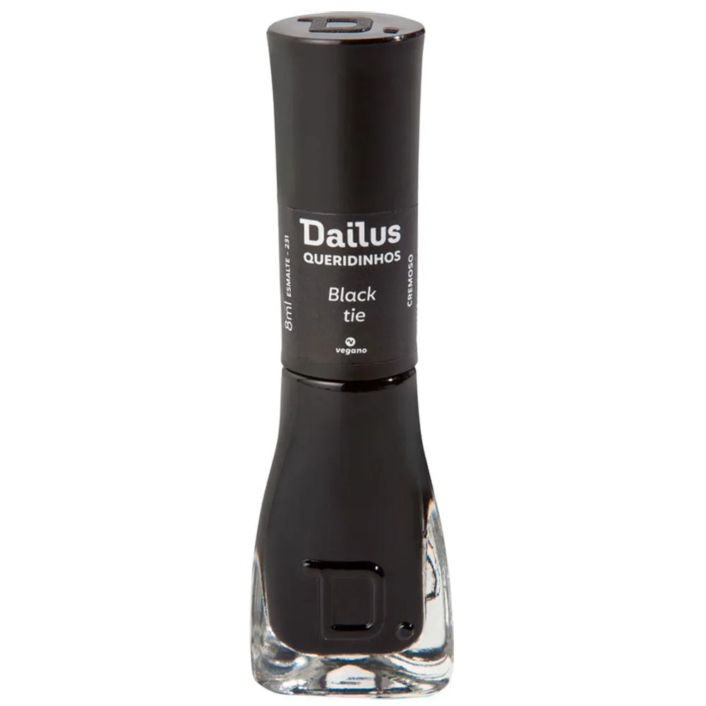 Esmalte Cremoso Tons Escuros - Dailus 231  Black TIE