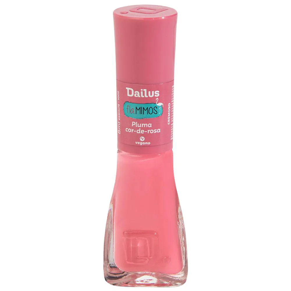 Esmalte Cremoso Dailus - Fla.mimos 2 Pluma COR DE Rosa