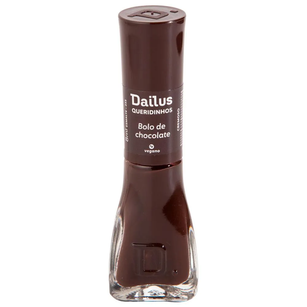 Esmalte Cremoso Tons Escuros - Dailus 233  Brownie