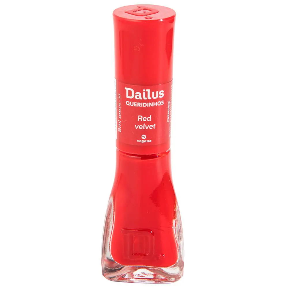 Esmalte Cremoso Tons Vermelho Dailus 217 RED Velvet
