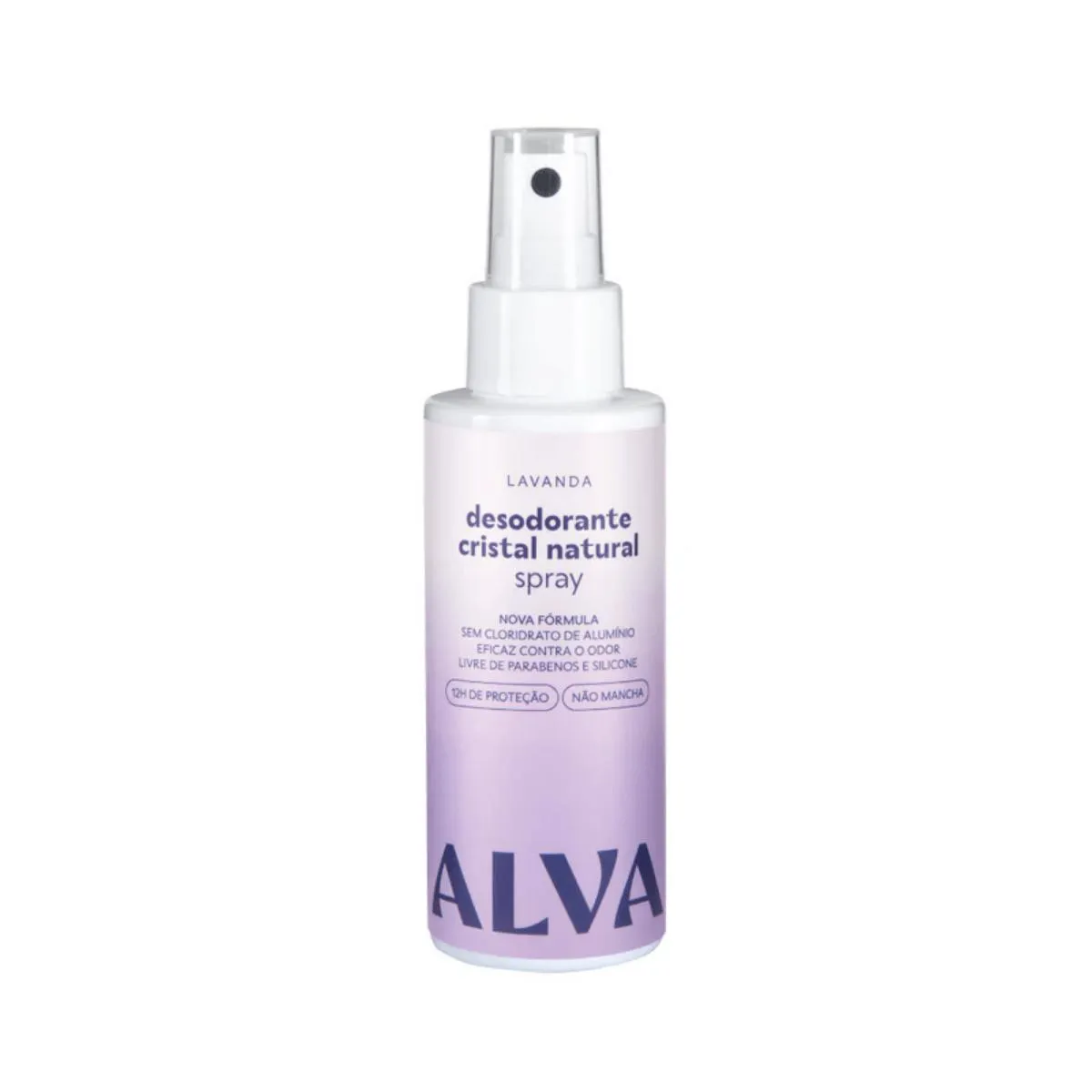 Desodorante Spray Cristal Natural Lavanda Vegano 120Ml Alva