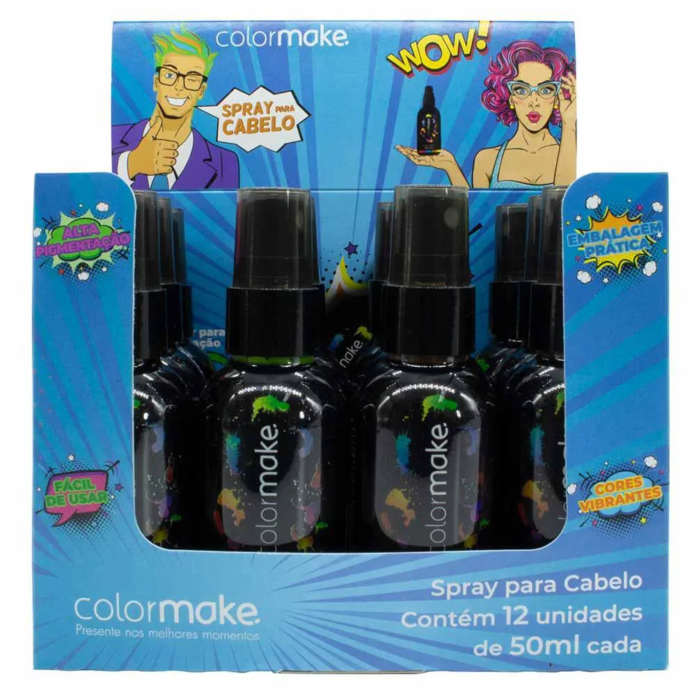 Spray para Cabelo Colormake Neon