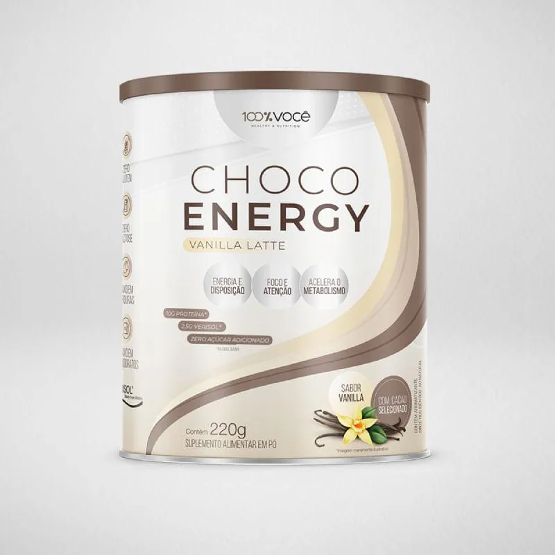 Choco Energy Vanilla 100% Você 220G